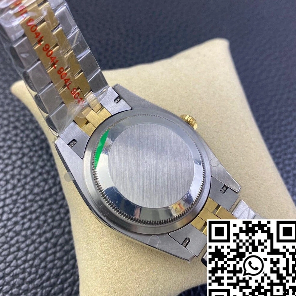 Golden Dial Pattern Palm Leaf Datejust Factory EW Rolex M126233-0037 0429